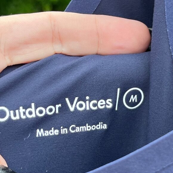 Outdoor Voices The Exercise Dress in Navy Blue Size M - Picture 6 of 11